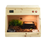 OMEM Reptile Hideout Box with Sink to Increase Humidity and Water Supply