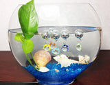 OMEM 6 Pack Aquarium Float Ball Decoration,Colorful Luminous Crabs,Whale,Dolphin,Fish Tank Micro Landscape Ornament(Crabs)