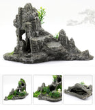 OMEM Reptile Hide Small Animals Hideout Caves Decorative Landscaping Resin Rockery Chinese Style