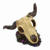 OMEM Fish Tank Decorations Bull Skull Long Lasting Aquarium Ornaments