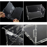 OMEM Transparent Acrylic Pet Reptile Box-Pet Reptile Combination Breeding Box Spider Scorpion Snake Transparent Breeding Box