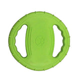 OMEM Indestructible Squeaky and Floating Dog Flying Disc for Outdoor Training and Playing, Rubber Frisbee for Large Dog