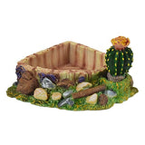 OMEM Reptile Food Bowl Reptile Habitat Breeding Box, for Tortoise, Insect, Crickets, Crabs, Other Reptiles Animal or Amphibians