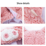 OMEM Pet Cat Small Dog Clothes Autumn and Winter Funny Warm Thick Cute Decoration
