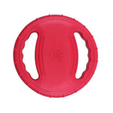 OMEM Indestructible Squeaky and Floating Dog Flying Disc for Outdoor Training and Playing, Rubber Frisbee for Large Dog