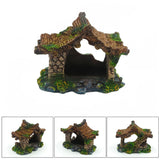 OMEM Reptile Houses Hide Small Animals Reptiles Decorations for Terrarium Decorative Landscaping Resin Rockery Estate Reptiles Supplies