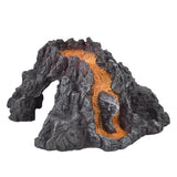 OMEM Reptile Hide, Snakes Hide cage, simulate Volcanic Rocks, humidified Habitat Decoration