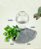 OMEM Auto Water Dish, Suitable for Turtles, Reptile humidification Habitat Decoration