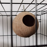 OMEM Coconut Shell Bird House,House for a Hamster,Bird Cage Toy,Pet Bird Supplies