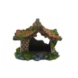 OMEM Reptile Houses Hide Small Animals Reptiles Decorations for Terrarium Decorative Landscaping Resin Rockery Estate Reptiles Supplies