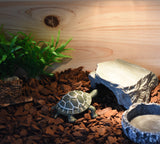 OMEM Reptile Breeding Box Hideout Habitat Decor Terrarium Turtle Shelter Resin Humidify Hide Caves