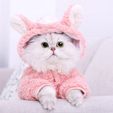 OMEM Pet Cat Small Dog Clothes Autumn and Winter Funny Warm Thick Cute Decoration