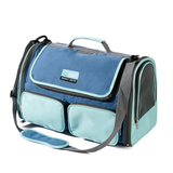 OMEM Pet Carrier Bag Breathable One-Shoulder Portable Colorful Cat Bag Outdoor Travel Collapsible