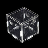 OMEM Transparent Acrylic Pet Reptile Box-Pet Reptile Combination Breeding Box Spider Scorpion Snake Transparent Breeding Box