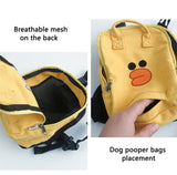 OMEM Pet Backpack Harness Cute Dog Saddle Bag Outdoor Training Anti-Lost Rucksack